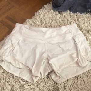 White athletic shorts